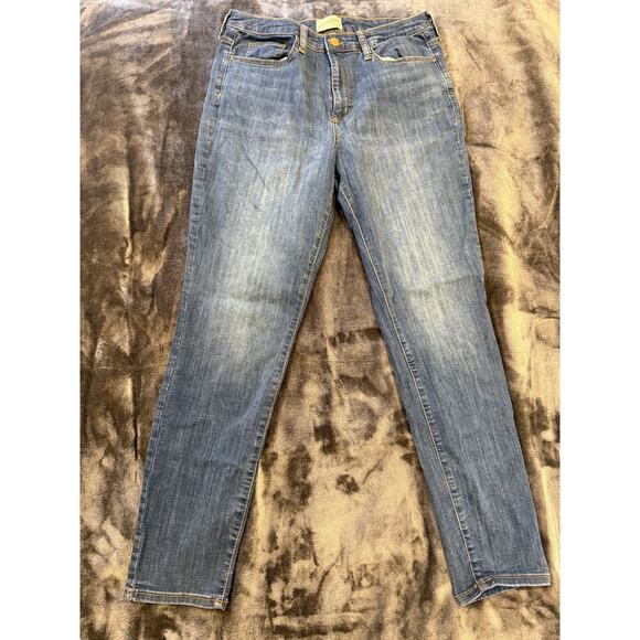 Universal Thread High Rise Skinny Jeans Womens 12 31R Blue Stretch Denim Classic - Picture 2 of 12